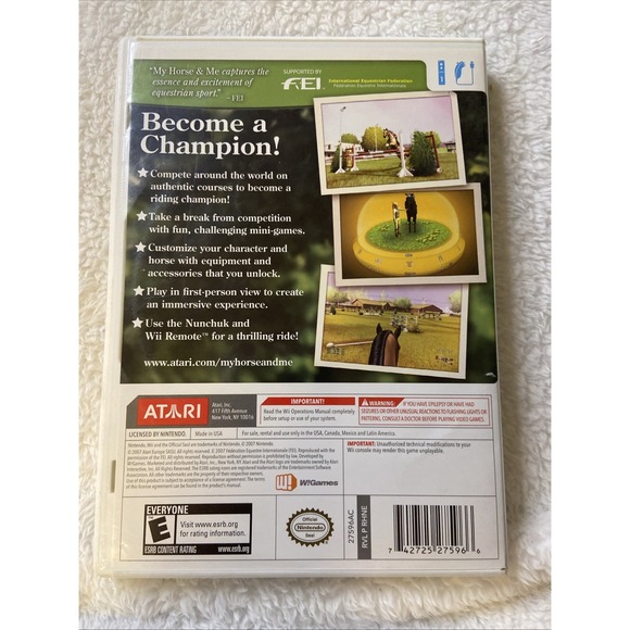 My Horse & Me‎ Nintendo Wii 2008 Authentic Tested Equestrian Simulation CIB - Picture 3 of 11